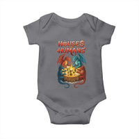 Gaming Houses and Humans Baby Onesie Funny Rpg Parody Gamer - Wonder Print Shop