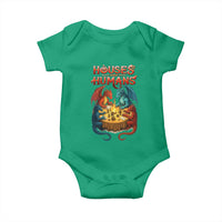 Gaming Houses and Humans Baby Onesie Funny Rpg Parody Gamer - Wonder Print Shop