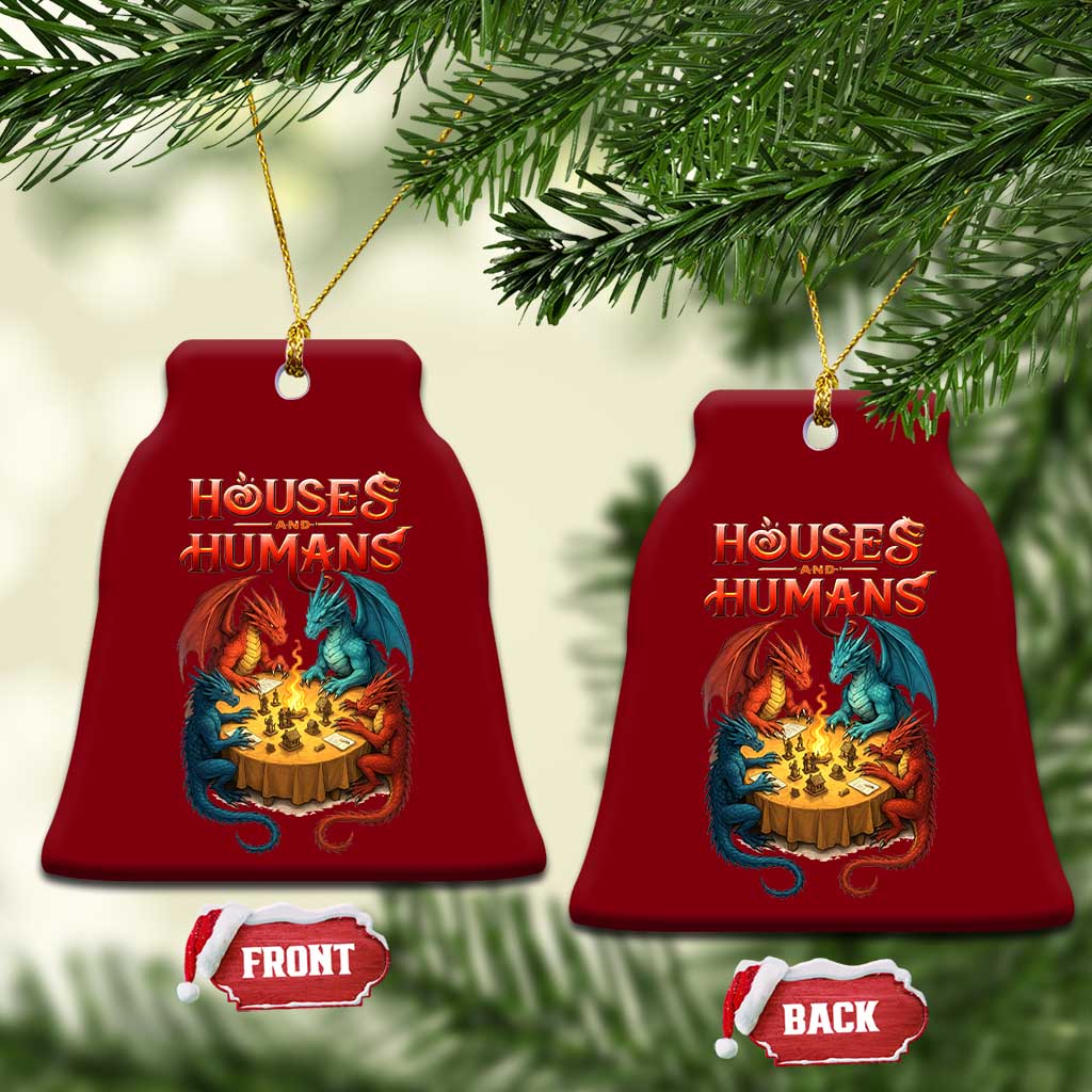 Gaming Houses and Humans Ceramic Ornament Funny Rpg Parody Gamer - Wonder Print Shop
