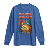 Gaming Houses and Humans Long Sleeve Shirt Funny Rpg Parody Gamer - Wonder Print Shop