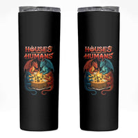 Gaming Houses and Humans Skinny Tumbler Funny Rpg Parody Gamer - Wonder Print Shop