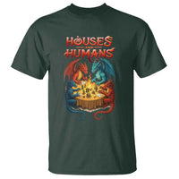 Gaming Houses and Humans T Shirt Funny Rpg Parody Gamer - Wonder Print Shop