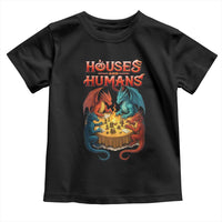 Gaming Houses and Humans Toddler T Shirt Funny Rpg Parody Gamer - Wonder Print Shop