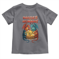 Gaming Houses and Humans Toddler T Shirt Funny Rpg Parody Gamer - Wonder Print Shop