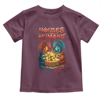 Gaming Houses and Humans Toddler T Shirt Funny Rpg Parody Gamer - Wonder Print Shop