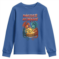 Gaming Houses and Humans Youth Sweatshirt Funny Rpg Parody Gamer - Wonder Print Shop