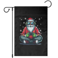 Funny Christmas Gamer Santa Claus Game Controller Garden Flag - Wonder Print Shop