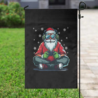 Funny Christmas Gamer Santa Claus Game Controller Garden Flag - Wonder Print Shop