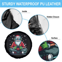 Funny Christmas Gamer Santa Claus Game Controller Spare Tire Cover - Wonder Print Shop