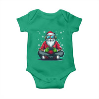 Funny Christmas Gamer Santa Claus Game Controller Baby Onesie - Wonder Print Shop