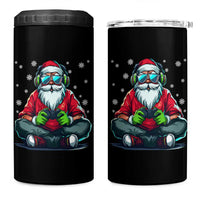 Funny Christmas Gamer Santa Claus Game Controller 4 in 1 Can Cooler Tumbler - Wonder Print Shop