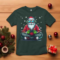 Funny Christmas Gamer Santa Claus Game Controller T Shirt - Wonder Print Shop