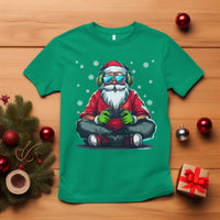 Funny Christmas Gamer Santa Claus Game Controller T Shirt - Wonder Print Shop