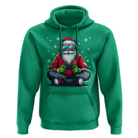Funny Christmas Gamer Santa Claus Game Controller Hoodie - Wonder Print Shop