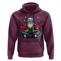 Funny Christmas Gamer Santa Claus Game Controller Hoodie - Wonder Print Shop