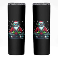 Funny Christmas Gamer Santa Claus Game Controller Skinny Tumbler - Wonder Print Shop