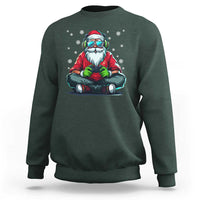 Funny Christmas Gamer Santa Claus Game Controller Sweatshirt - Wonder Print Shop