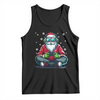 Funny Christmas Gamer Santa Claus Game Controller Tank Top - Wonder Print Shop