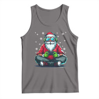 Funny Christmas Gamer Santa Claus Game Controller Tank Top - Wonder Print Shop