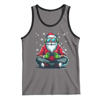 Funny Christmas Gamer Santa Claus Game Controller Tank Top - Wonder Print Shop