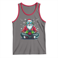 Funny Christmas Gamer Santa Claus Game Controller Tank Top - Wonder Print Shop