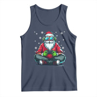Funny Christmas Gamer Santa Claus Game Controller Tank Top - Wonder Print Shop
