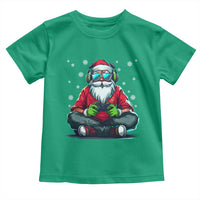 Funny Christmas Gamer Santa Claus Game Controller Toddler T Shirt - Wonder Print Shop