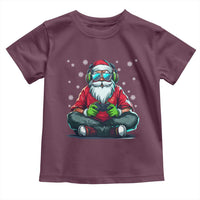 Funny Christmas Gamer Santa Claus Game Controller Toddler T Shirt - Wonder Print Shop