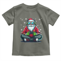 Funny Christmas Gamer Santa Claus Game Controller Toddler T Shirt - Wonder Print Shop