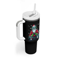 Funny Christmas Gamer Santa Claus Game Controller Tumbler With Handle - Wonder Print Shop
