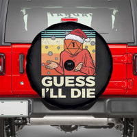 Funny Christmas Rpg Gamer Spare Tire Cover Guess l Will Die Retro Dice Santa Hat - Wonder Print Shop