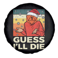 Funny Christmas Rpg Gamer Spare Tire Cover Guess l Will Die Retro Dice Santa Hat - Wonder Print Shop