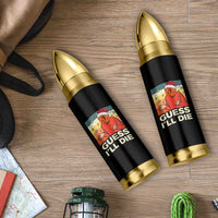 Funny Christmas Rpg Gamer Bullet Tumbler Guess l Will Die Retro Dice Santa Hat - Wonder Print Shop