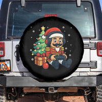 Funny Christmas Video Game Nutcracker Xmas Tree Gamer Spare Tire Cover - Wonder Print Shop