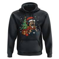 Funny Christmas Video Game Nutcracker Xmas Tree Gamer Hoodie - Wonder Print Shop