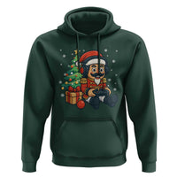 Funny Christmas Video Game Nutcracker Xmas Tree Gamer Hoodie - Wonder Print Shop