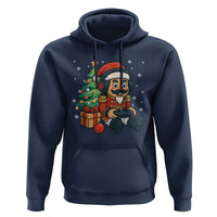 Funny Christmas Video Game Nutcracker Xmas Tree Gamer Hoodie - Wonder Print Shop