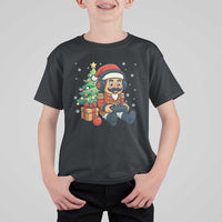 Funny Christmas Video Game Nutcracker Xmas Tree Gamer T Shirt For Kid - Wonder Print Shop