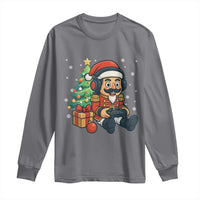 Funny Christmas Video Game Nutcracker Xmas Tree Gamer Long Sleeve Shirt - Wonder Print Shop