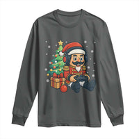 Funny Christmas Video Game Nutcracker Xmas Tree Gamer Long Sleeve Shirt - Wonder Print Shop