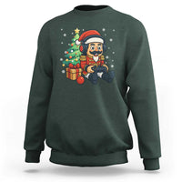 Funny Christmas Video Game Nutcracker Xmas Tree Gamer Sweatshirt - Wonder Print Shop