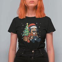 Funny Christmas Video Game Nutcracker Xmas Tree Gamer T Shirt For Women - Wonder Print Shop