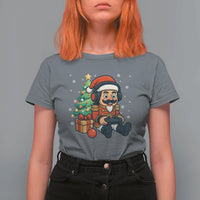 Funny Christmas Video Game Nutcracker Xmas Tree Gamer T Shirt For Women - Wonder Print Shop