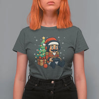 Funny Christmas Video Game Nutcracker Xmas Tree Gamer T Shirt For Women - Wonder Print Shop