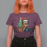 Funny Christmas Video Game Nutcracker Xmas Tree Gamer T Shirt For Women - Wonder Print Shop