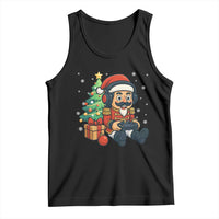 Funny Christmas Video Game Nutcracker Xmas Tree Gamer Tank Top - Wonder Print Shop