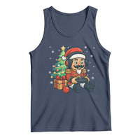 Funny Christmas Video Game Nutcracker Xmas Tree Gamer Tank Top - Wonder Print Shop