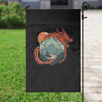 Funny Dragon Tabletop RPG Dice Game Garden Flag