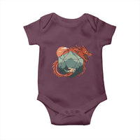 Funny Dragon Tabletop RPG Dice Game Baby Onesie