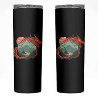 Funny Dragon Tabletop RPG Dice Game Skinny Tumbler